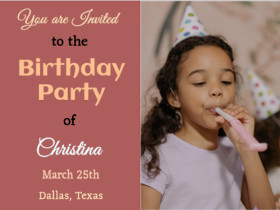 Birthday Party Invitation