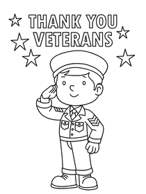 Celebrate Veterans Day! A heartfelt coloring card to honor and thank our brave heroes