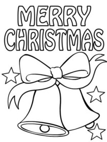 Merry Christmas - Coloring Card