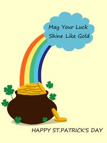 May Your Luck Shine Like Gold