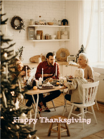 Happy Thanksgiving - Thanksgiving Photocard