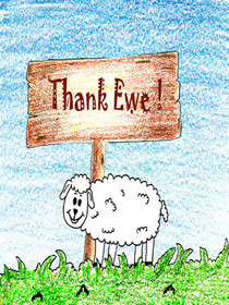 Thank Ewe!