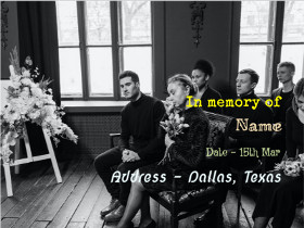 Memorial Service Announcement