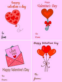 Happy Valentine's Day - 4 in 1