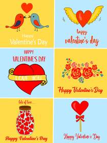 Happy Valentine's Day - 6 in 1