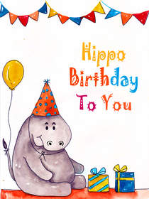 Hippo Birthday to You
