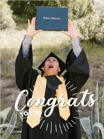 Congrats To You - Gradduation Phtocard