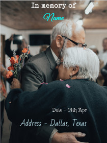 Memorial Service Announcement