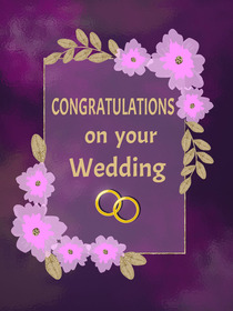 Congratulations on Your Wedding