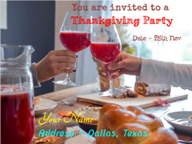 Thanksgiving Party Invitation