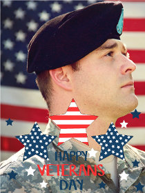 Happy Veterans Day - Veterans Day Photocard