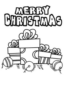 Merry Christmas - Coloring Card