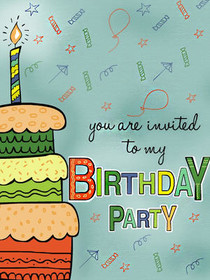 You are Invited to My Birthday Party