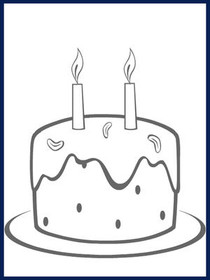 Happy Birthday - Coloring Card