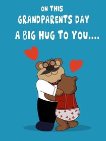On this Grandparents Day A Big Hug to You....