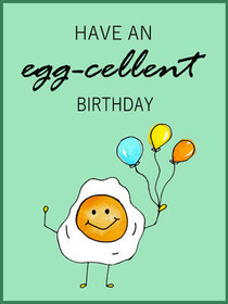 Have an Egg-cellent Birthday