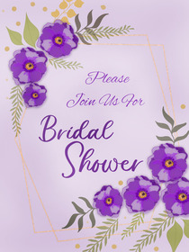 Bridal shower invite