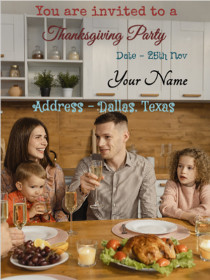 Thanksgiving Party Invitation