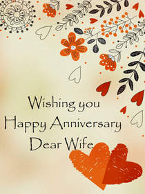 Wishing You Happy Anniversary Dear Wife