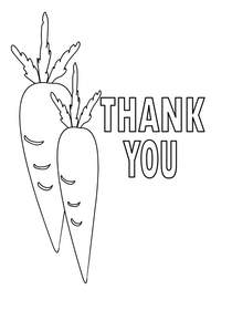 Thank You - Coloring Card