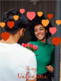 Be My Valentine - Valentines Day Photocard