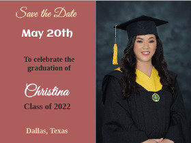 Save the Date for Graduation