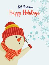 Let it Snow - Happy Holidays