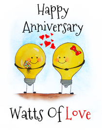 Happy Anniversary - Watts of Love