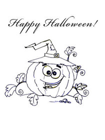 Happy Halloween! - Coloring Card