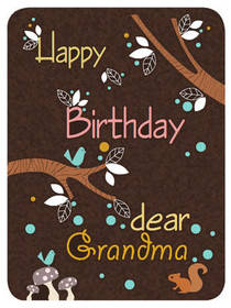 Happy Birthday - Dear Grandma