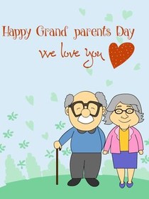 Happy Grandparents Day, We love  you