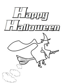 Happy 
Halloween - Coloring Card