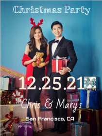 Christmas Party Invitation - Christmas Photocard