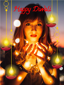 Happy Diwali - Diwali Photocard