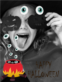 Happy Halloween - Halloween Photocard