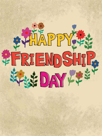 Happy 
Friendship Day